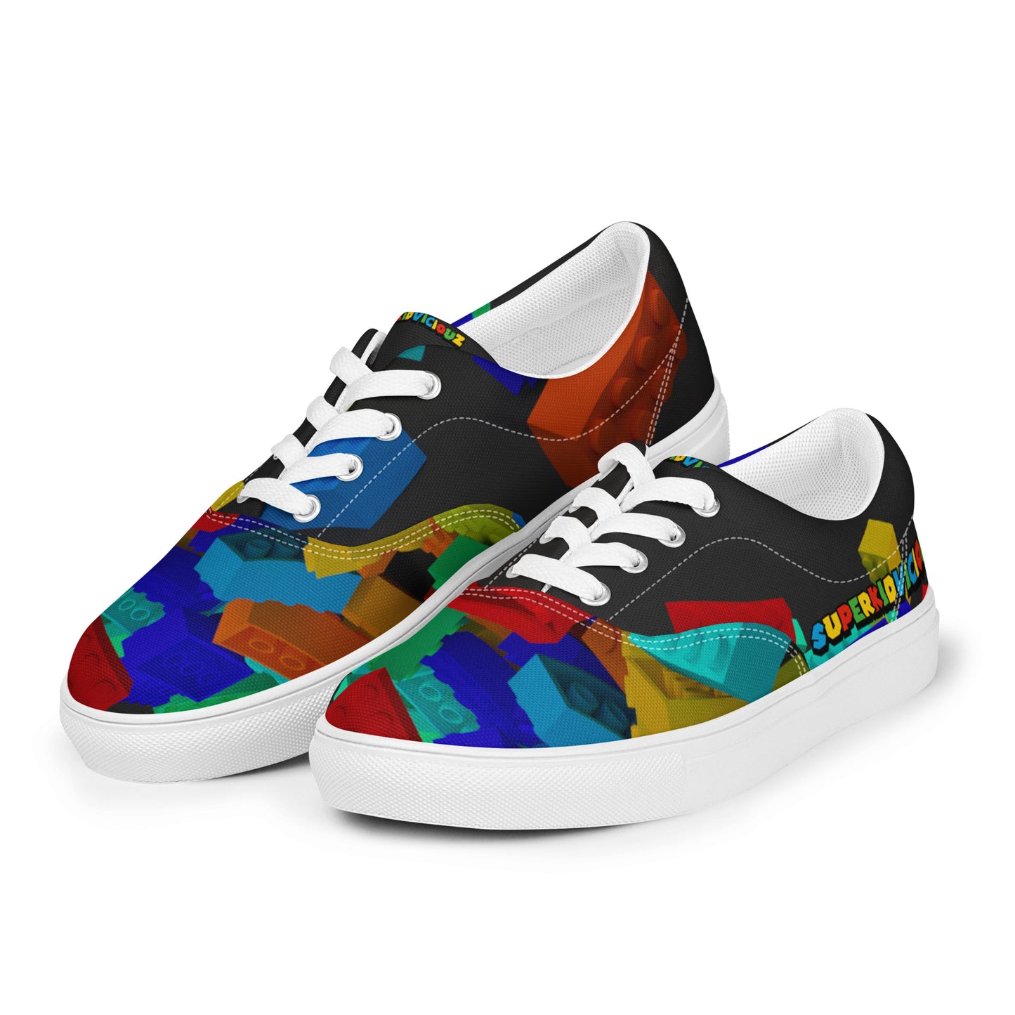 DRESSIELEGO Men’s lace-up canvas shoes