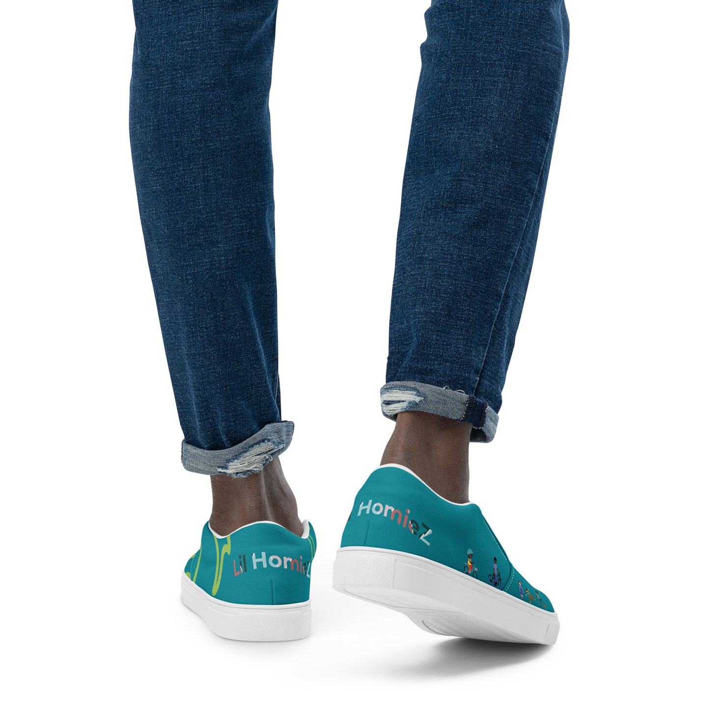 supa 50 lil homies Men’s slip-on canvas shoes