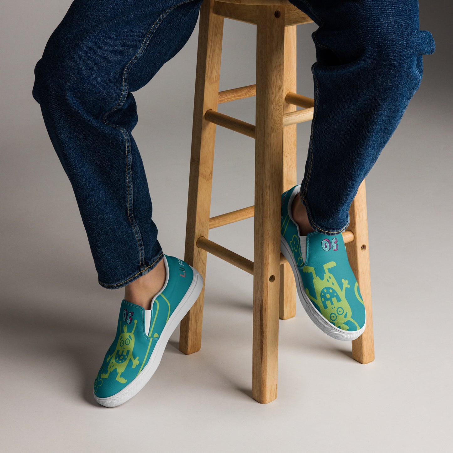 supa 50 lil homies Men’s slip-on canvas shoes