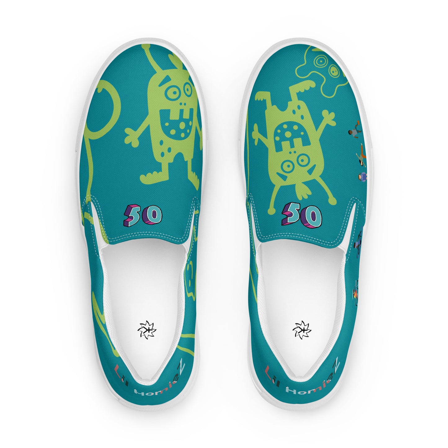 supa 50 lil homies Men’s slip-on canvas shoes
