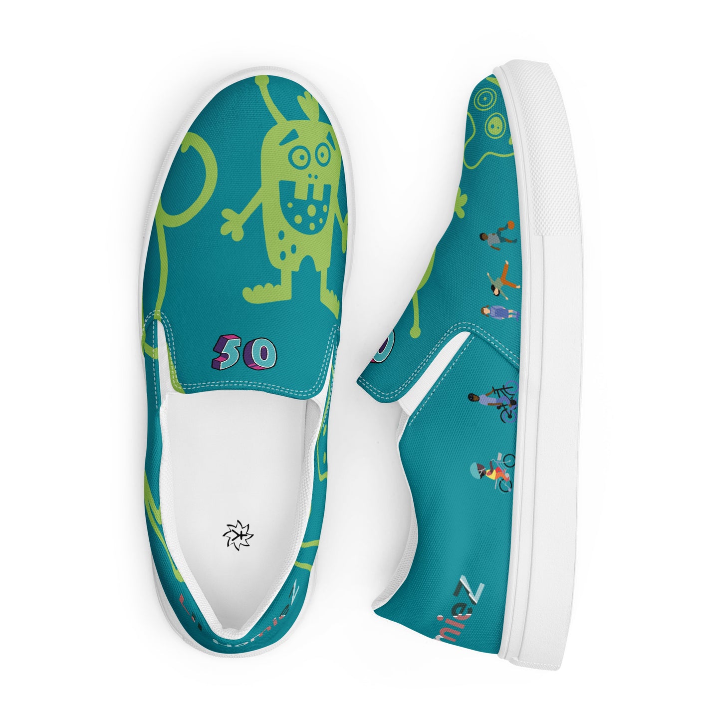 supa 50 lil homies Men’s slip-on canvas shoes
