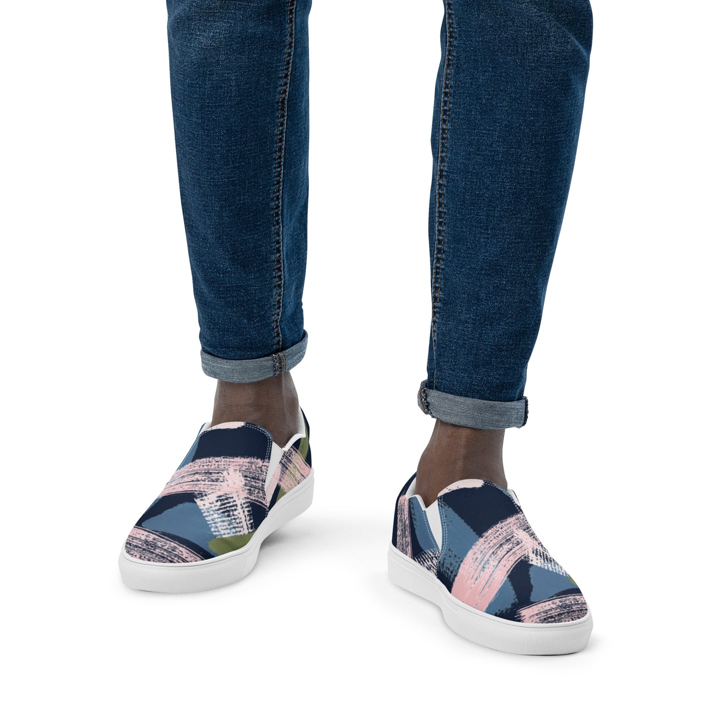 dressiekid Men’s slip-on canvas shoes