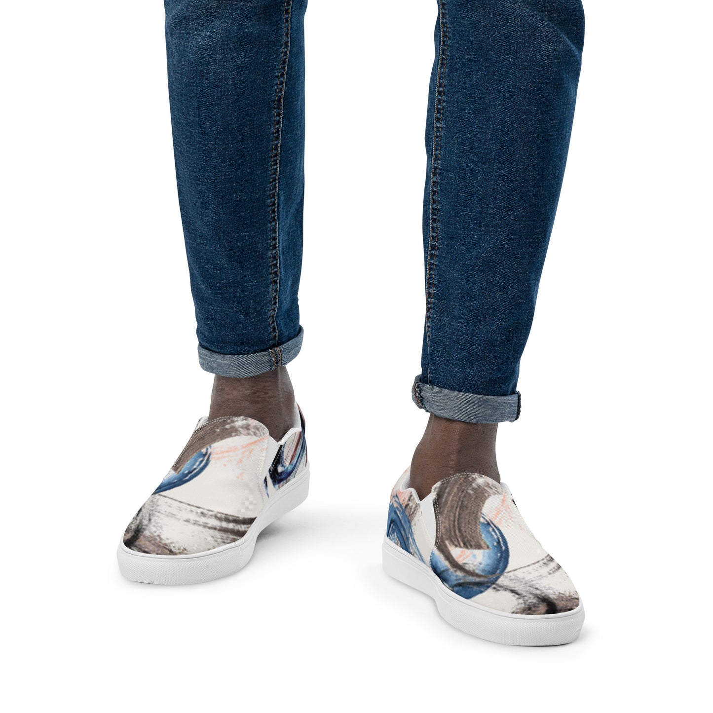 dressiekid Men’s slip-on canvas shoes