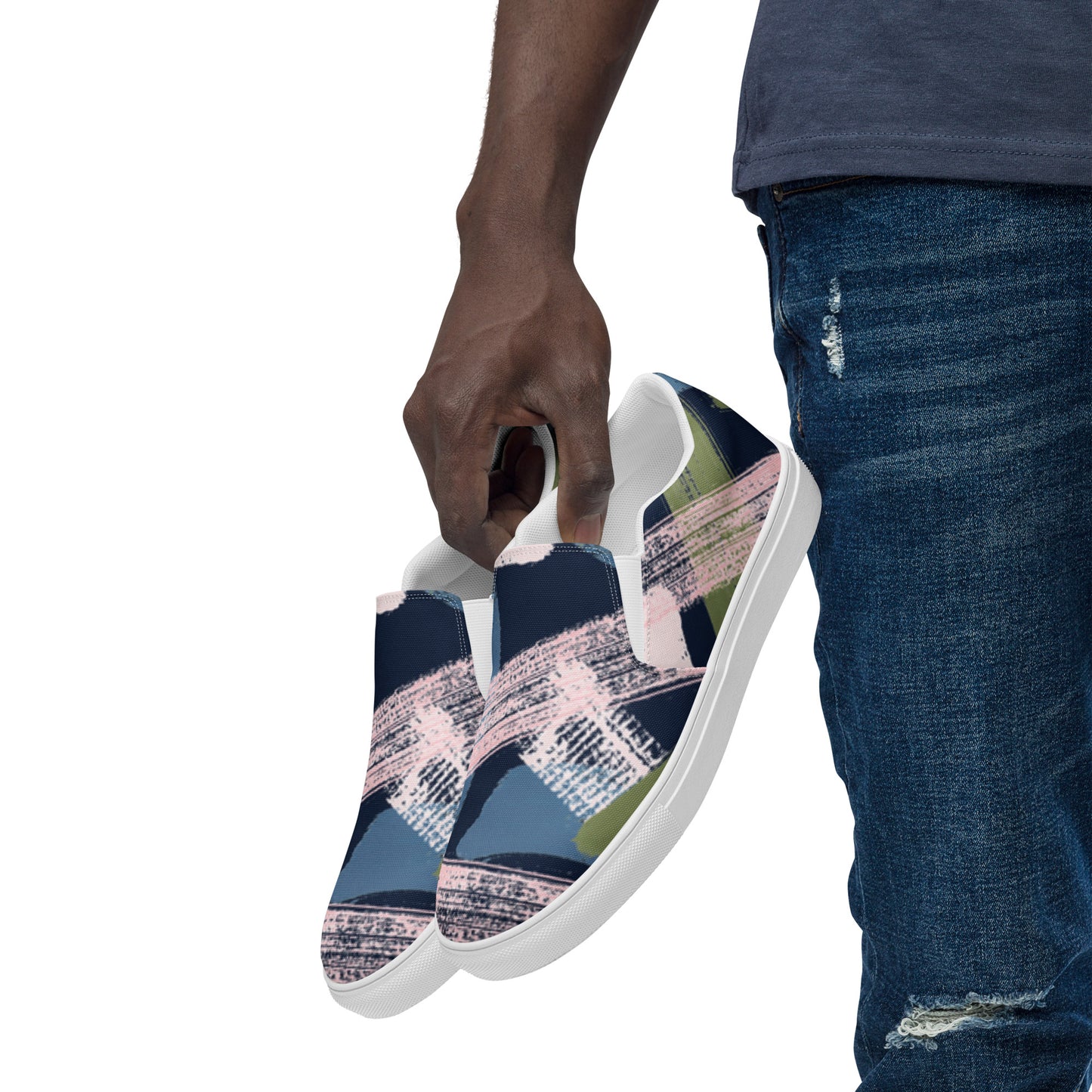 dressiekid Men’s slip-on canvas shoes
