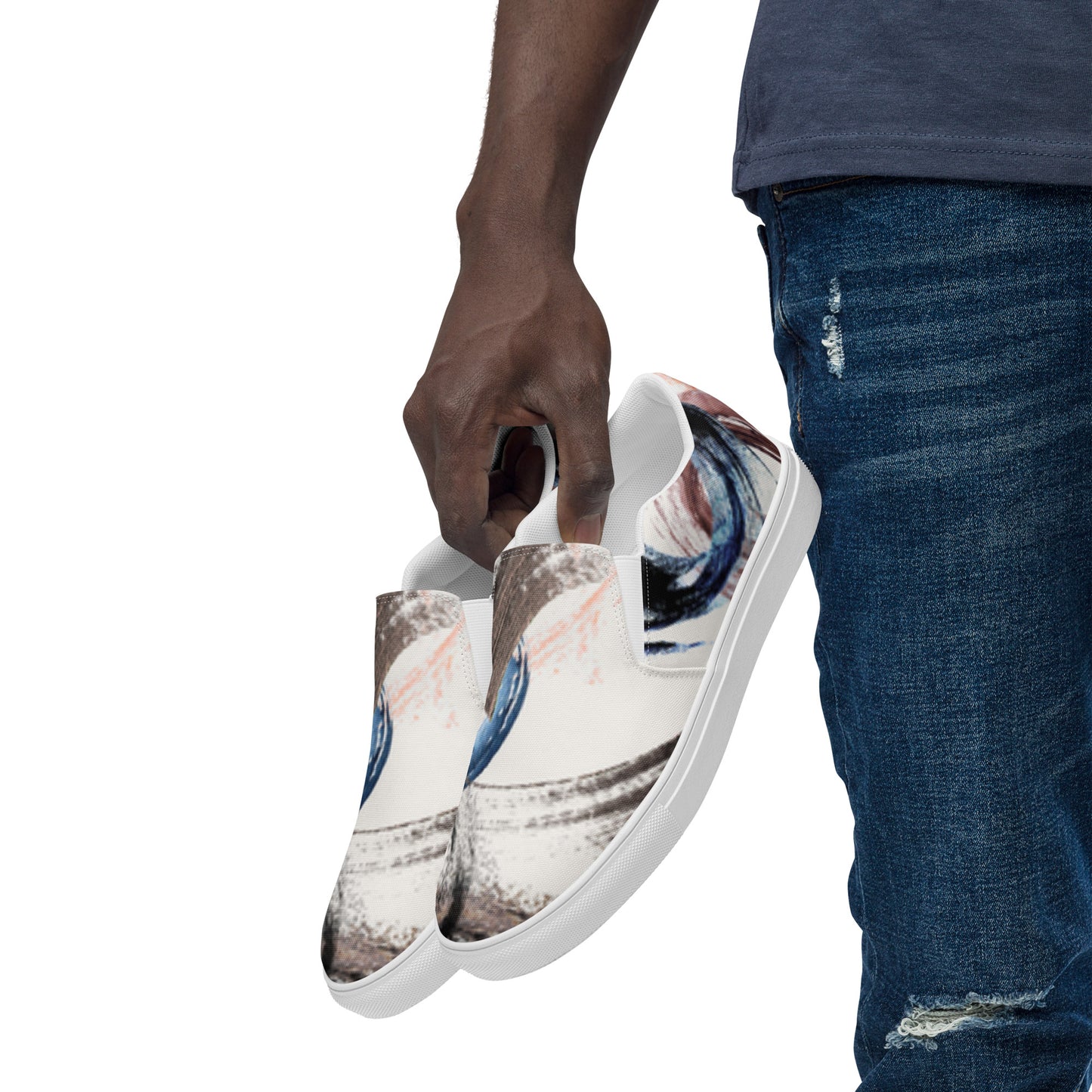 dressiekid Men’s slip-on canvas shoes