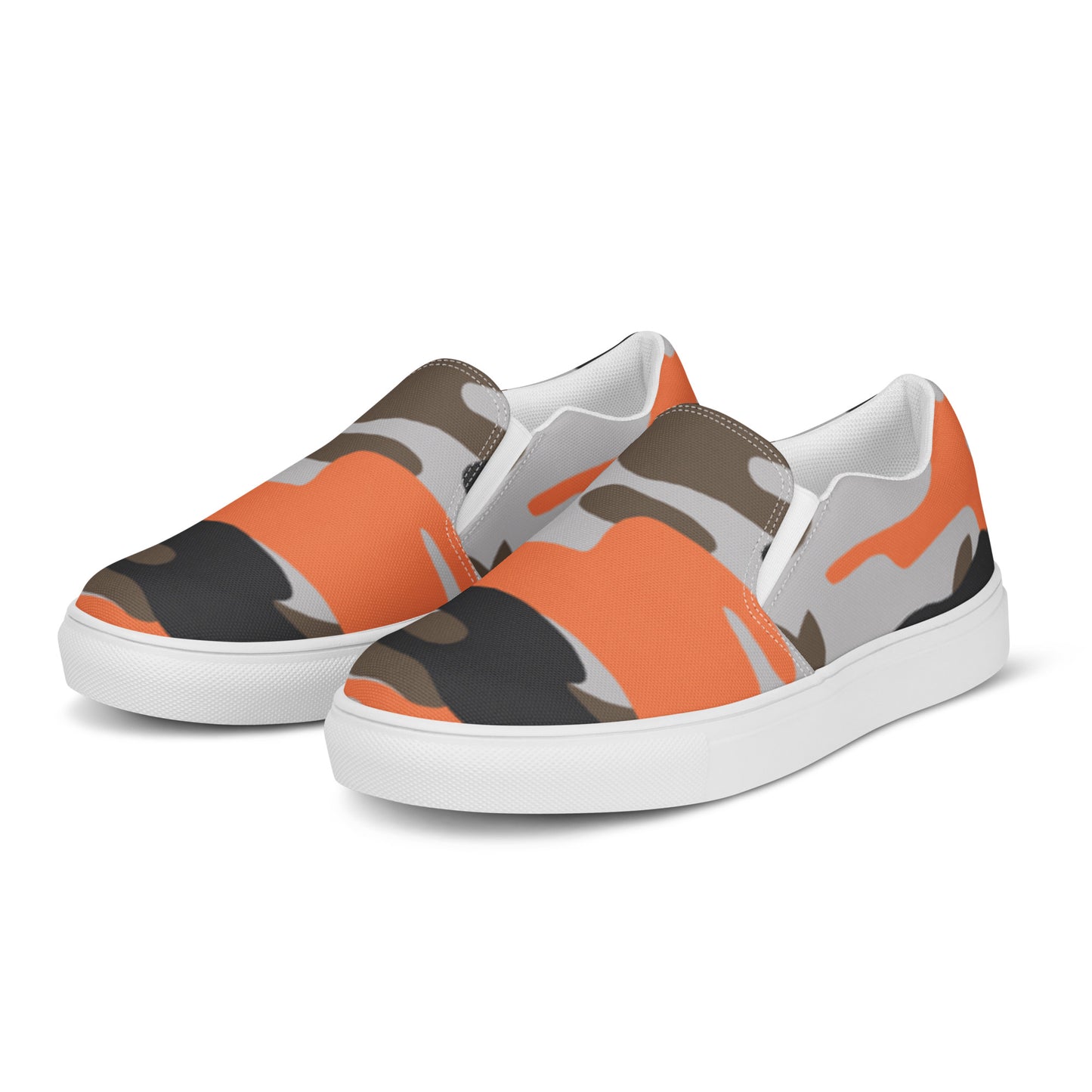 DRESSIE ORANGE Men’s slip-on canvas shoes