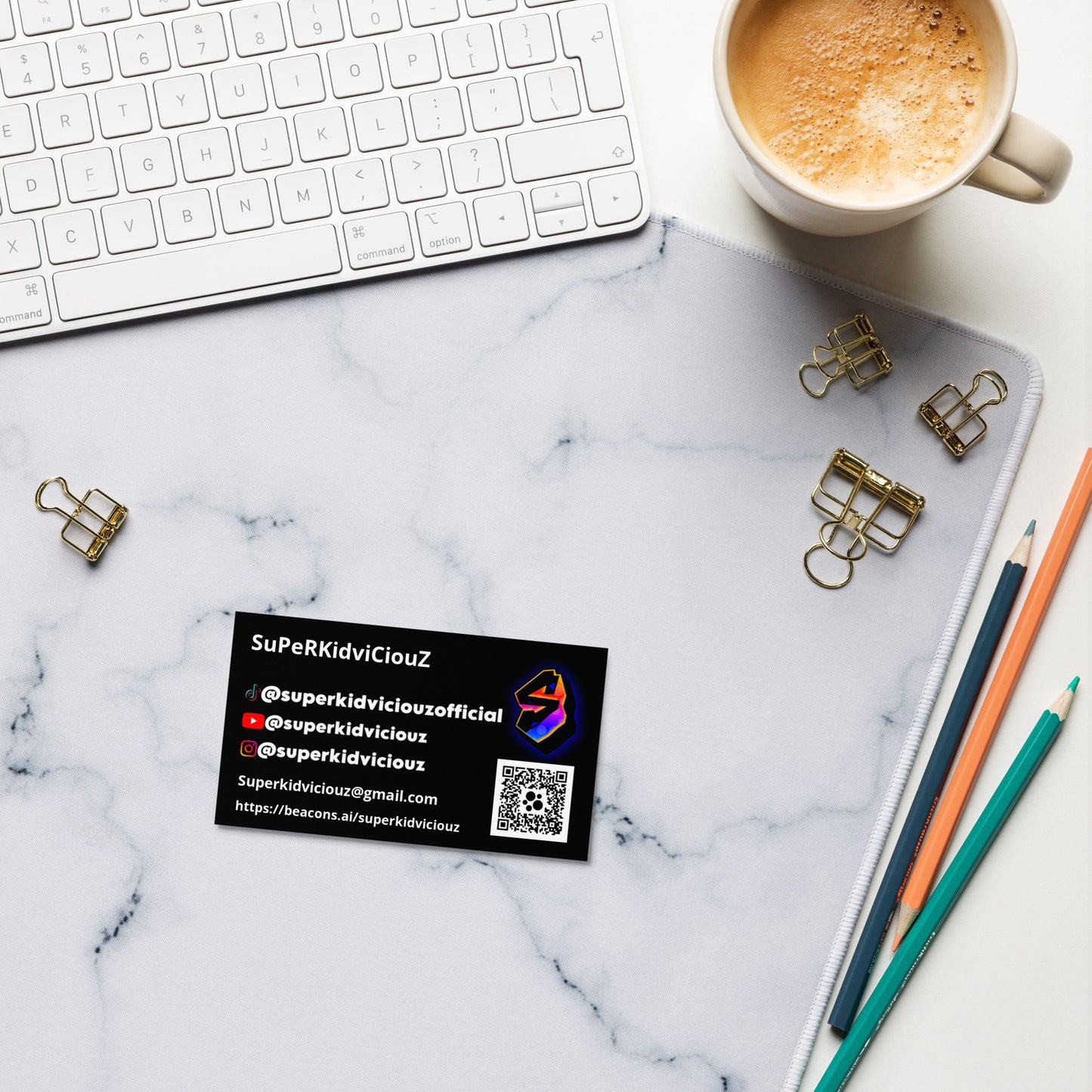 SUPADALEAGUEBUSINESSet of business cards