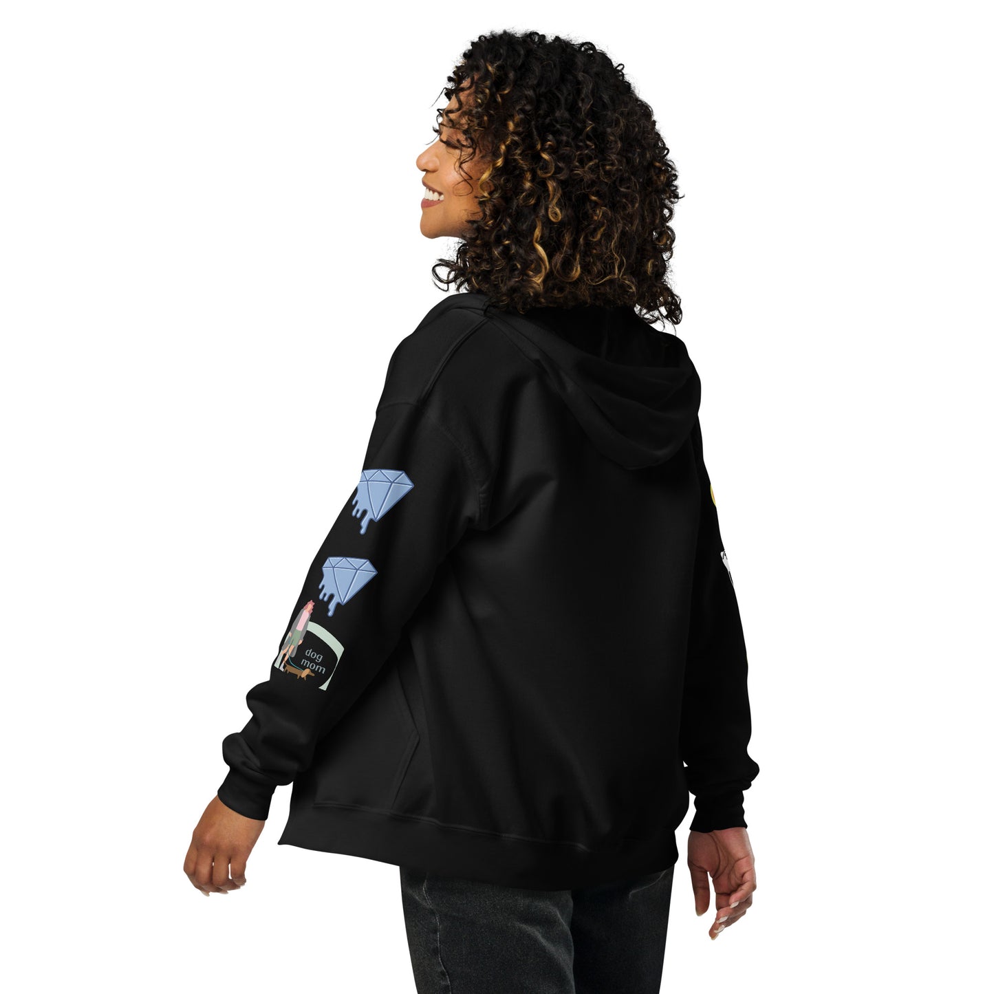 SUPA TAMIRA Unisex heavy blend zip hoodie