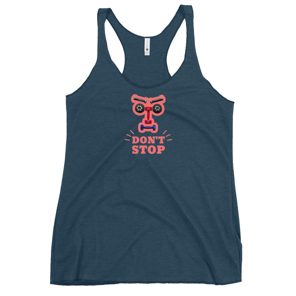 superkidviciouz workout Racerback Tank