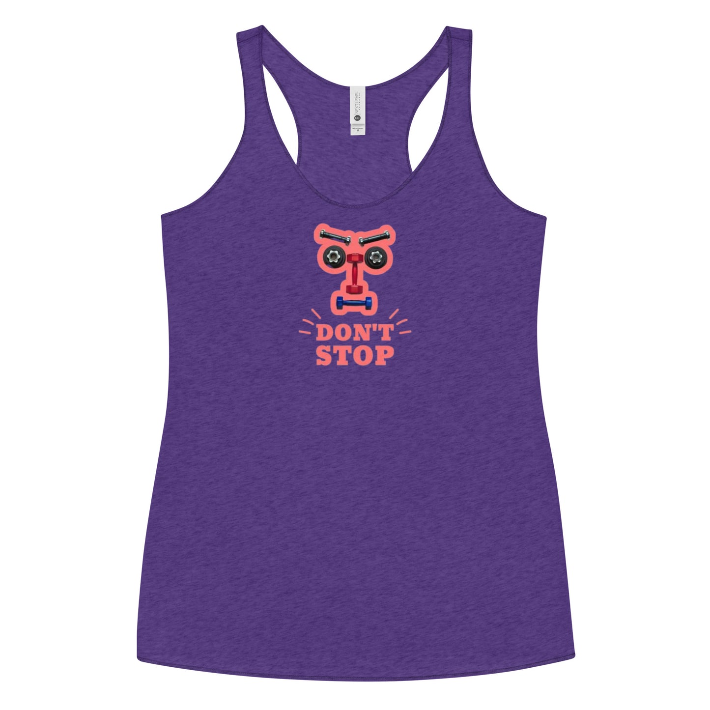 superkidviciouz workout Racerback Tank