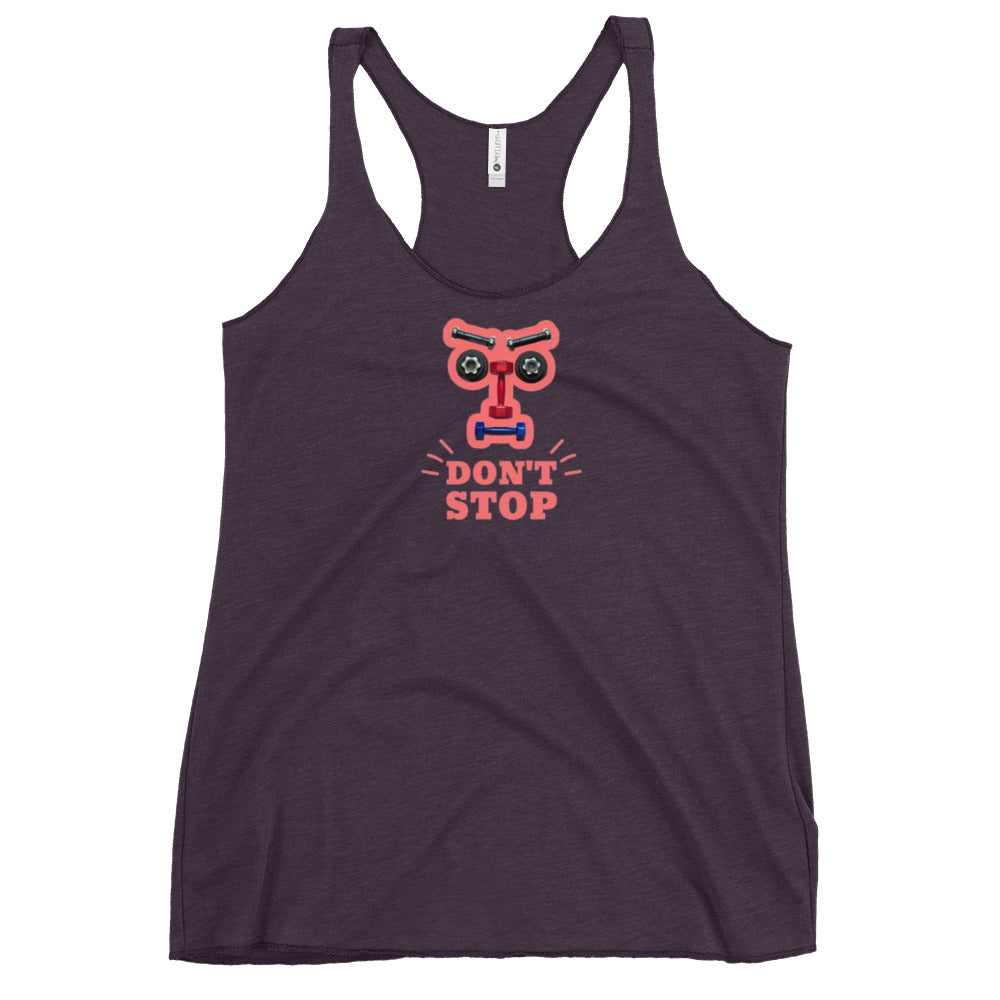 superkidviciouz workout Racerback Tank