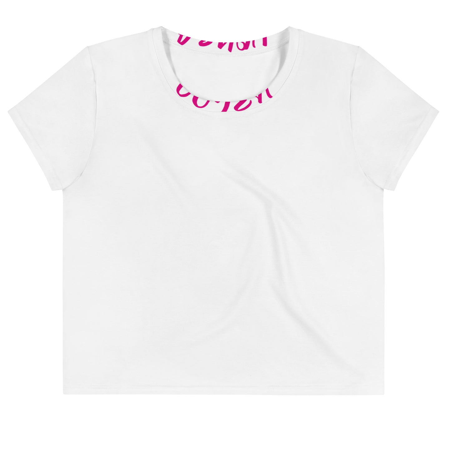VOYEA All-Over Print Crop Tee