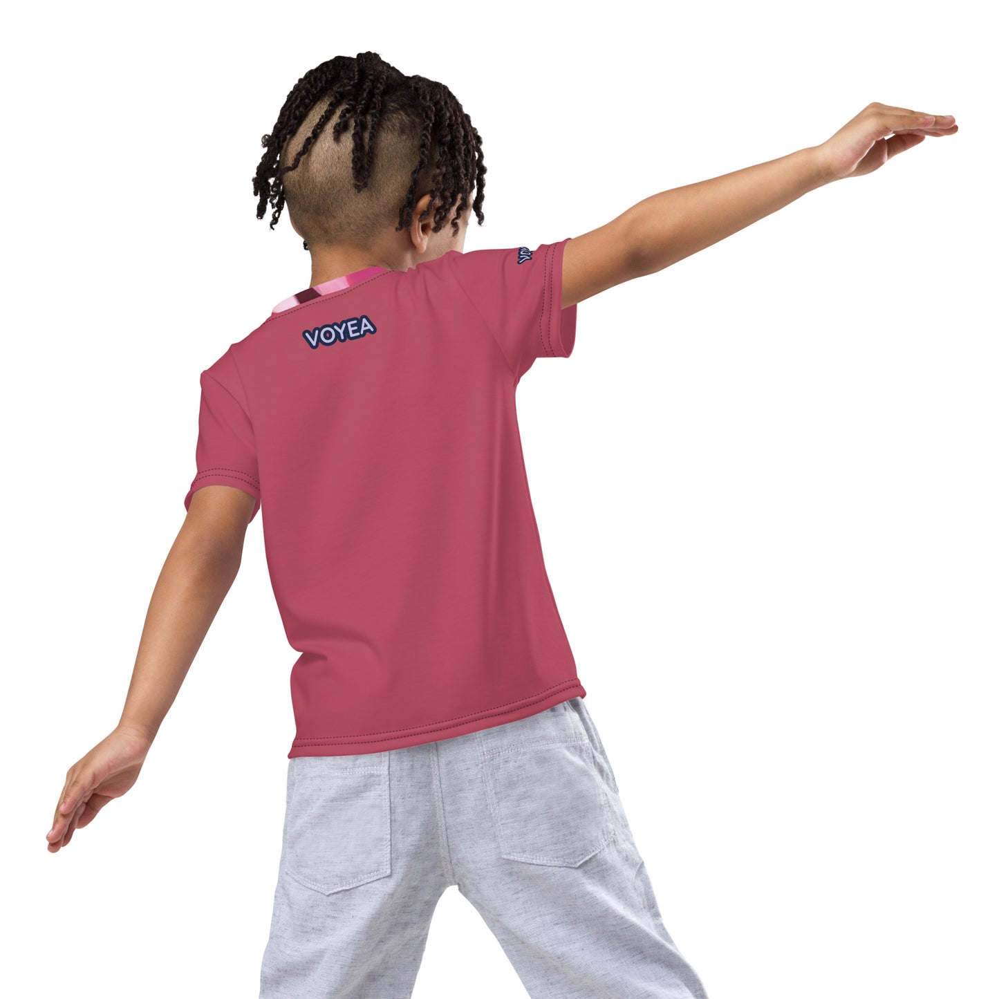 VOYEA Kids crew neck t-shirt