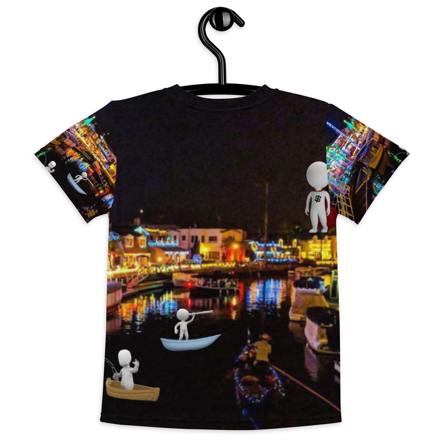 supa beach Kids crew neck t-shirt