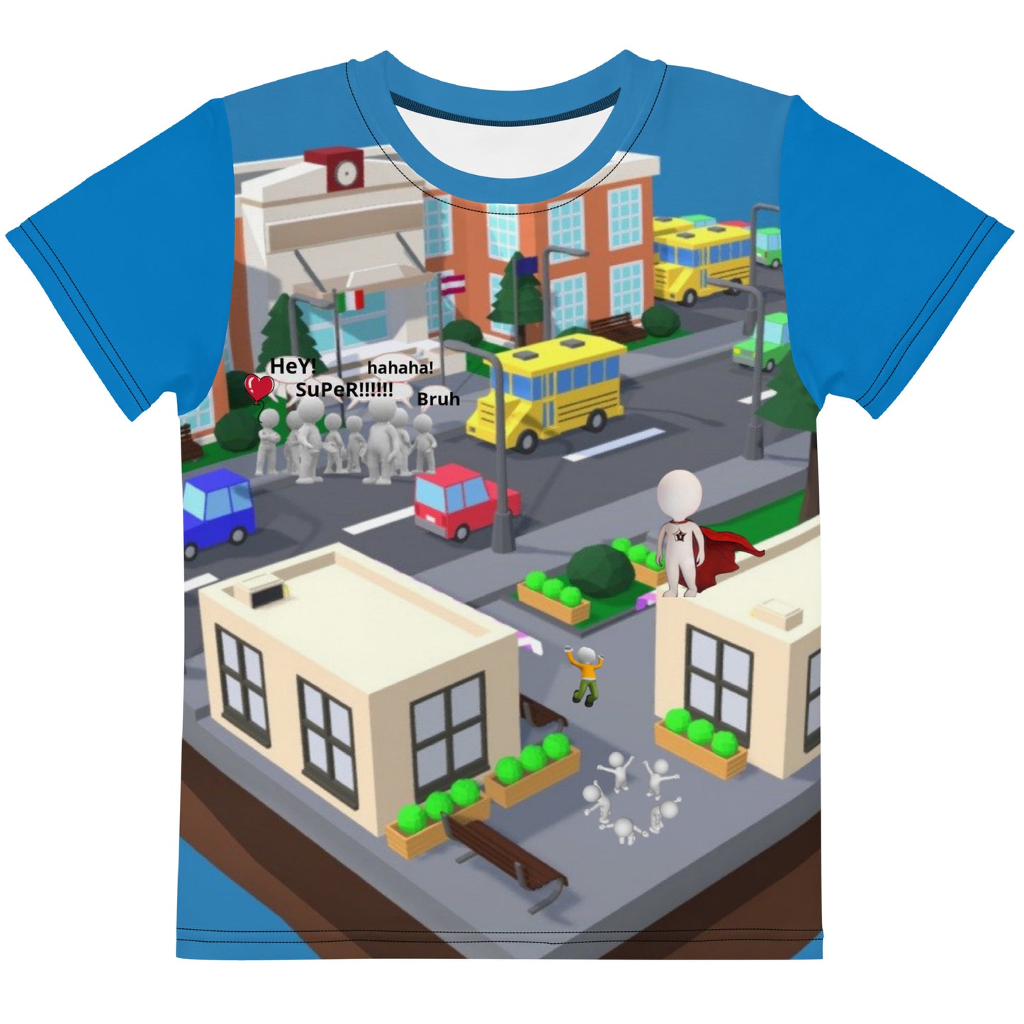 SuPeR Kids crew neck t-shirt