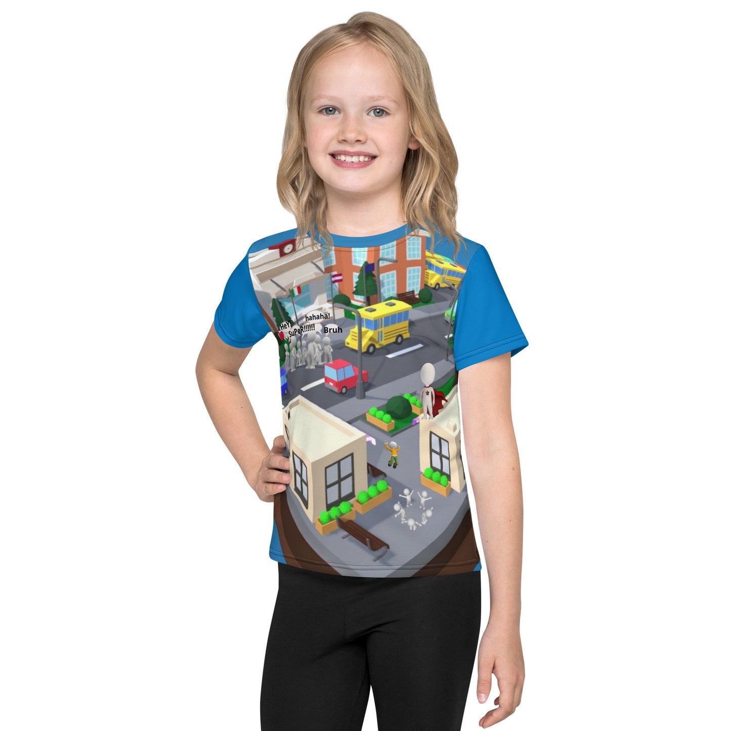 SuPeR Kids crew neck t-shirt