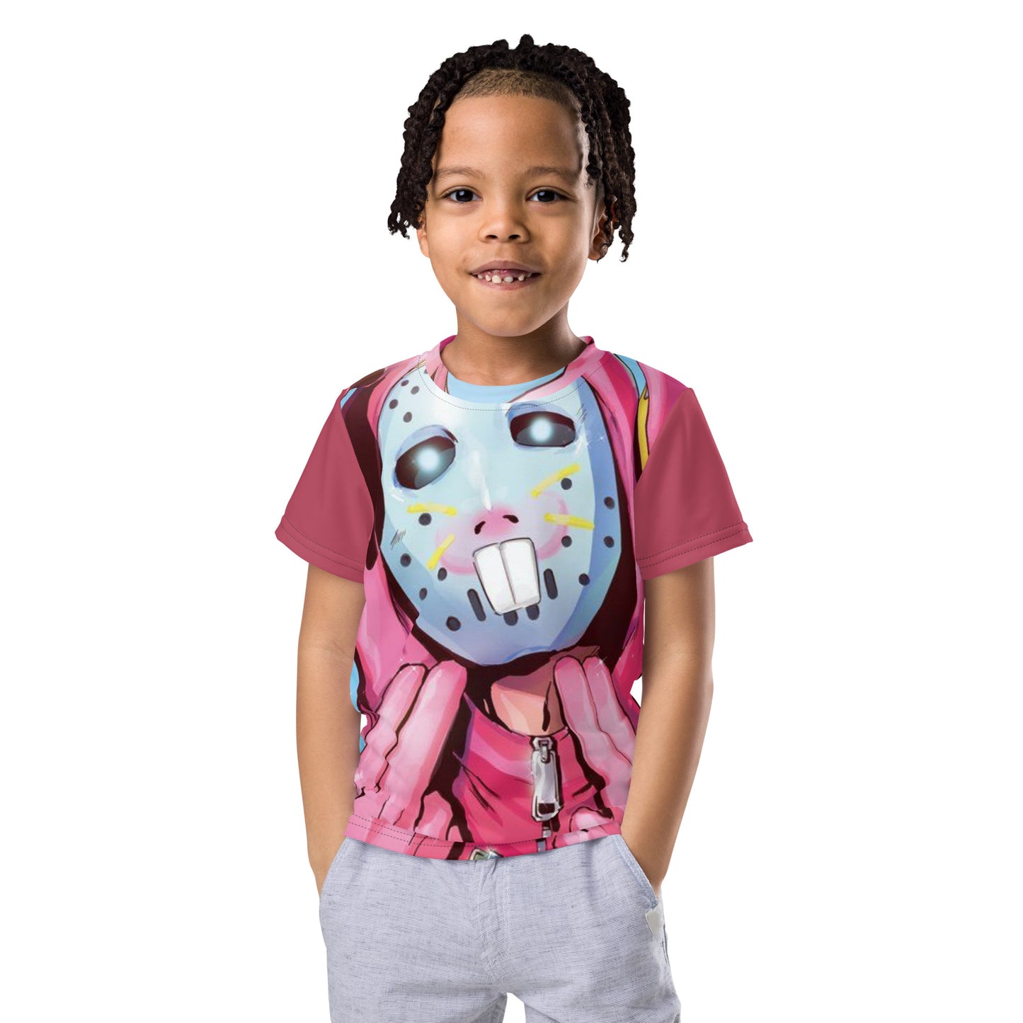 VOYEA Kids crew neck t-shirt