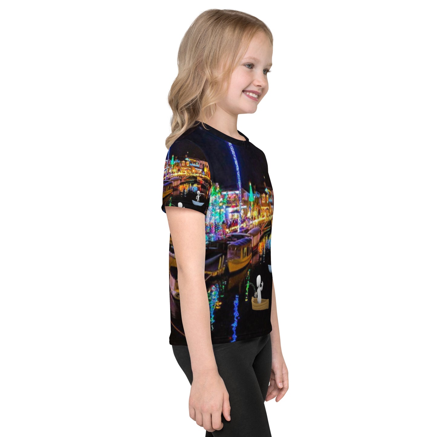supa beach Kids crew neck t-shirt