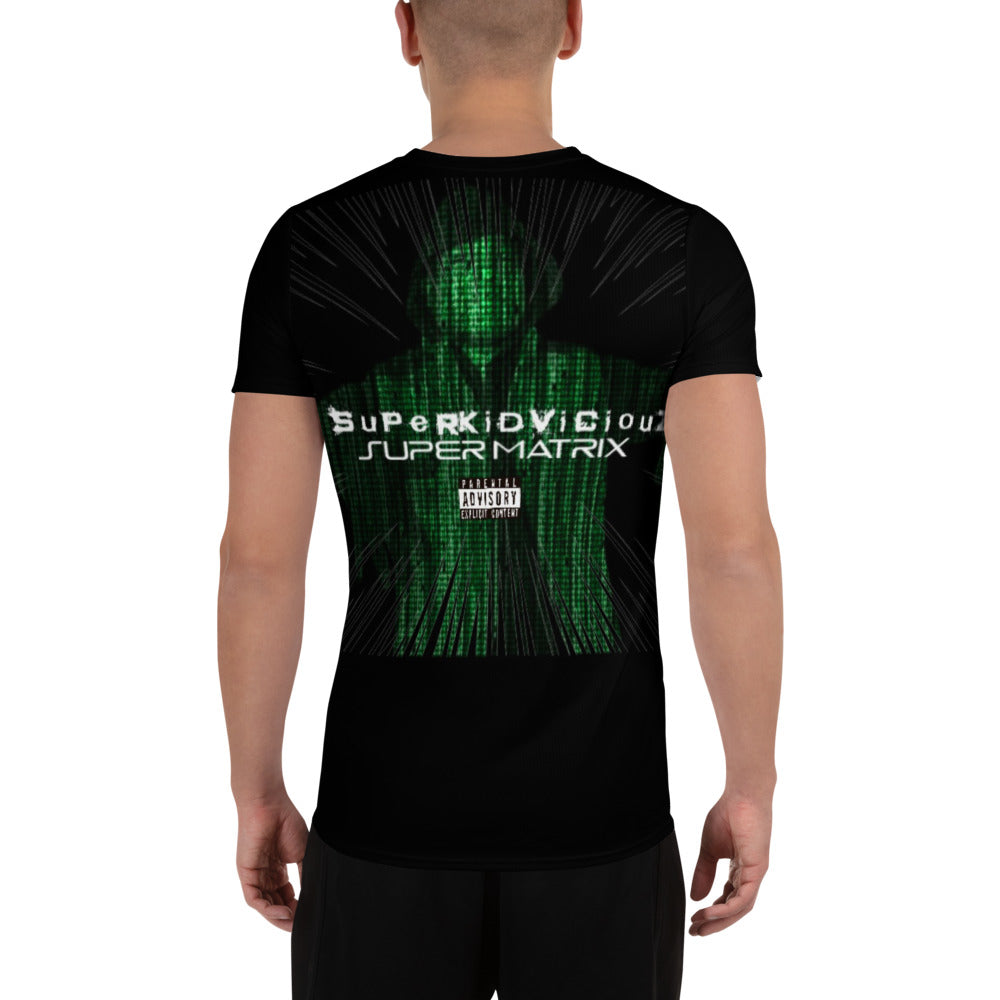 SUPER MATRIX All-Over Print Men's Athletic T-shirt