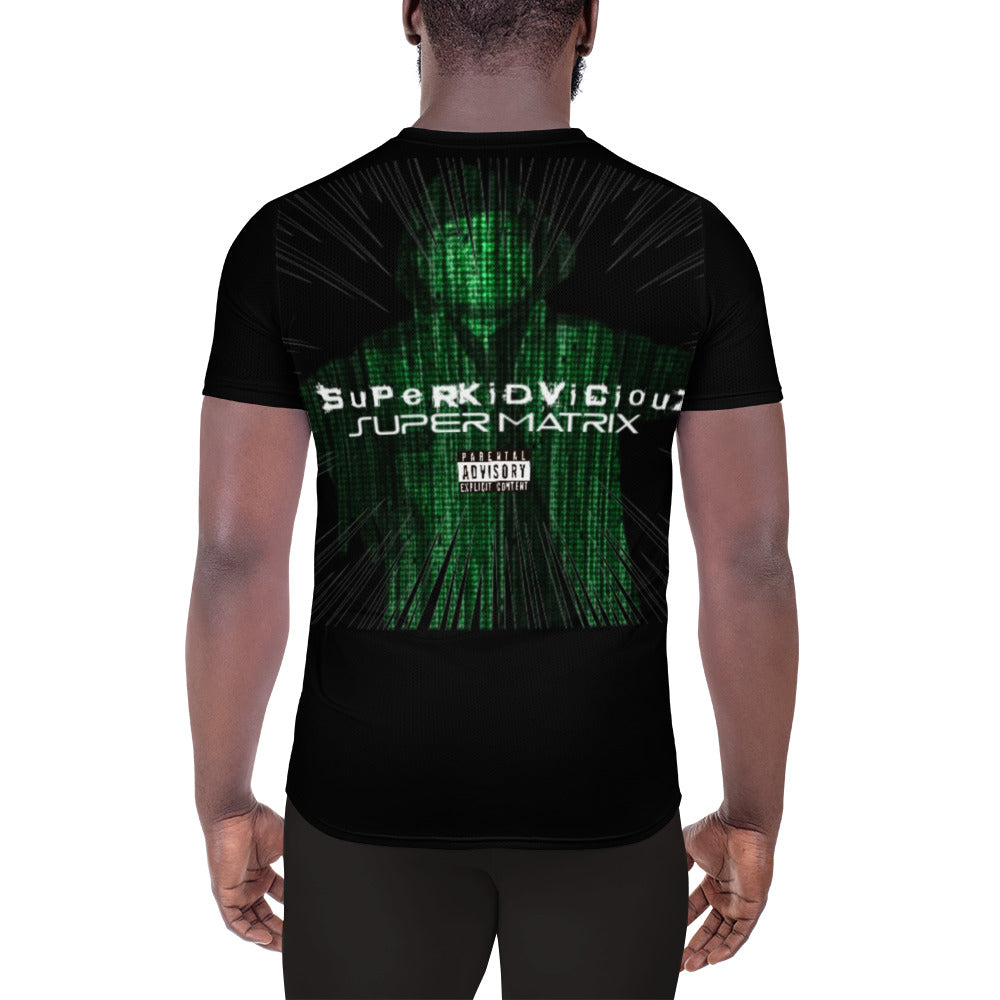 SUPER MATRIX All-Over Print Men's Athletic T-shirt