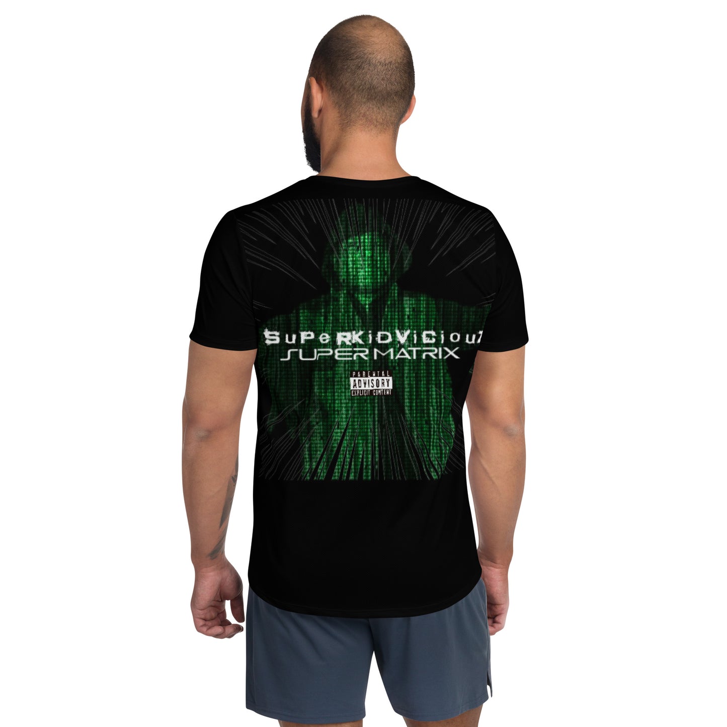 SUPER MATRIX All-Over Print Men's Athletic T-shirt