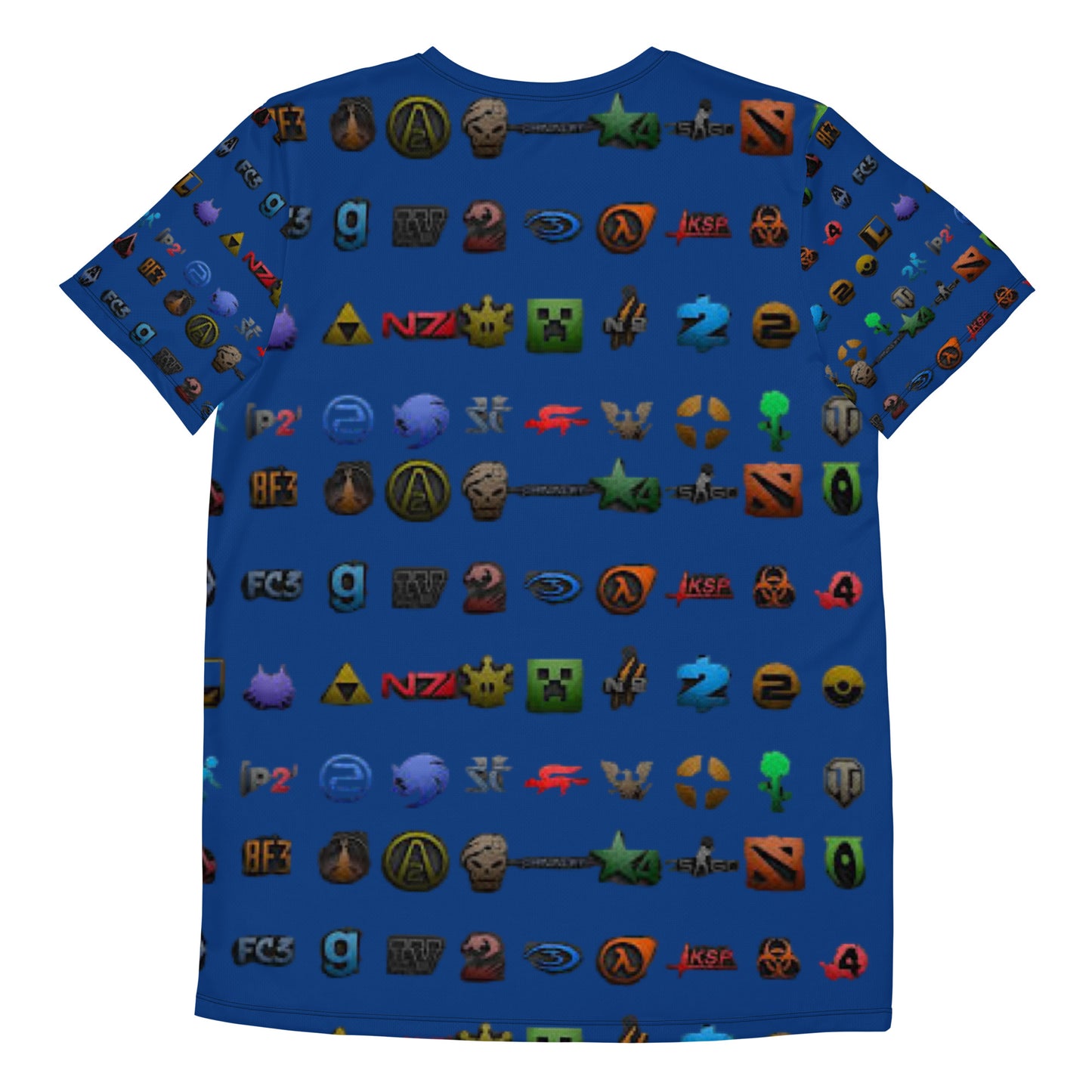 super gamer All-Over Print Men's Athletic T-shirt