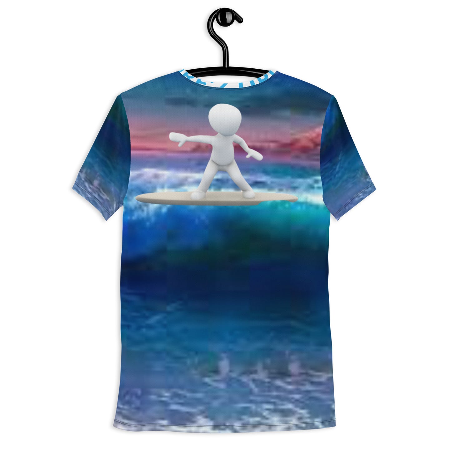 SURF'Z UP SUPA All-Over Print Men's Athletic T-shirt