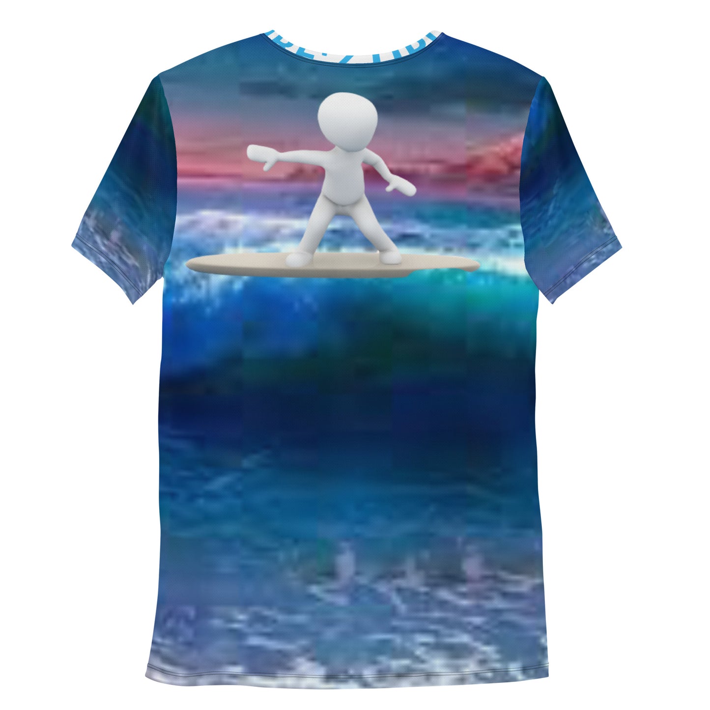 SURF'Z UP SUPA All-Over Print Men's Athletic T-shirt