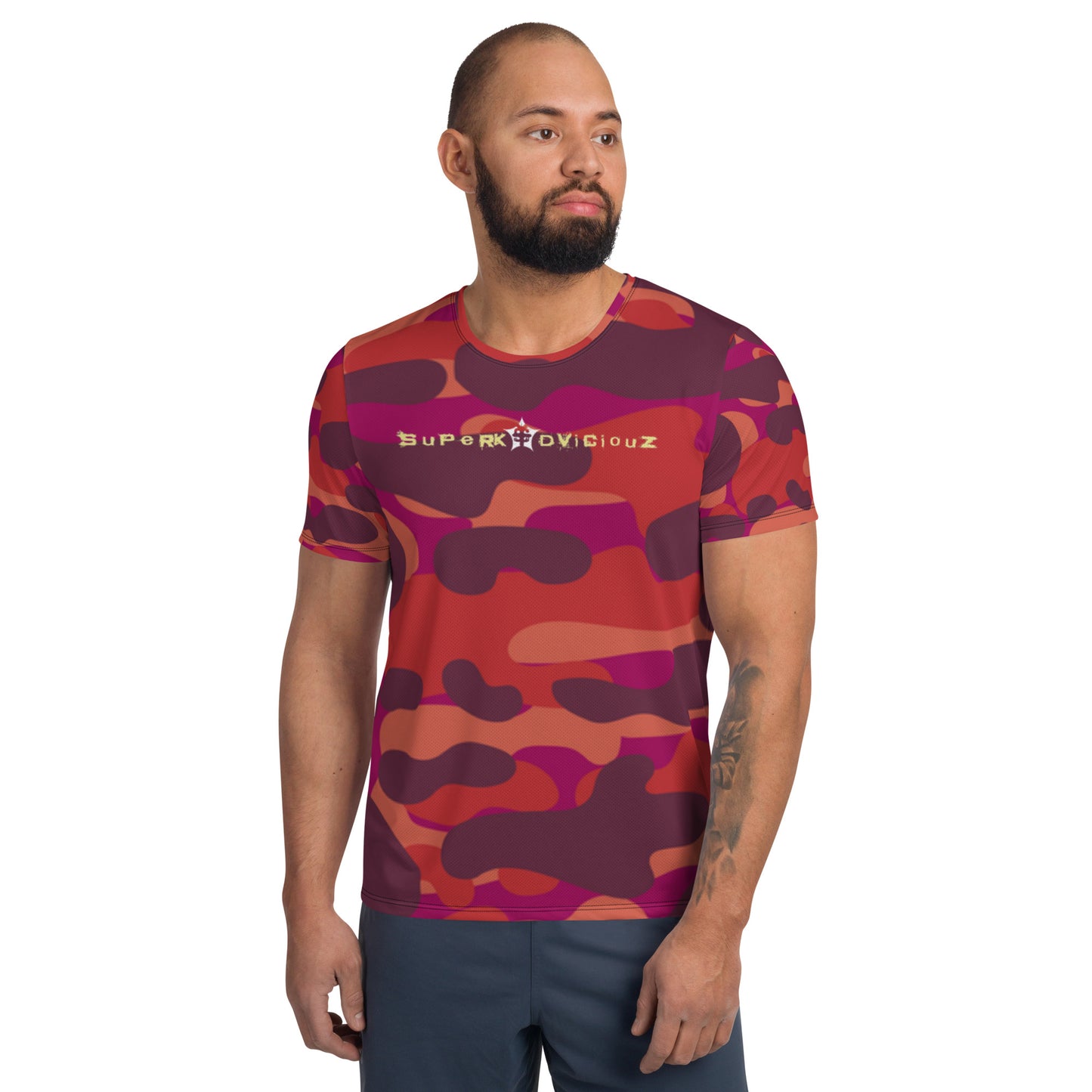 super All-Over Print Men's Athletic T-shirt