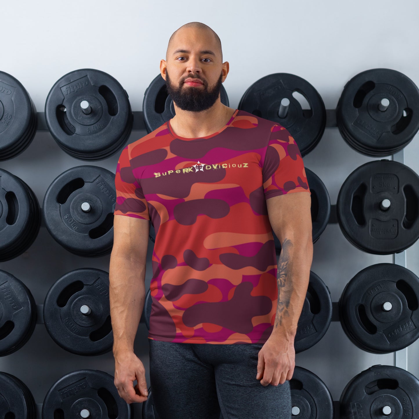 super All-Over Print Men's Athletic T-shirt