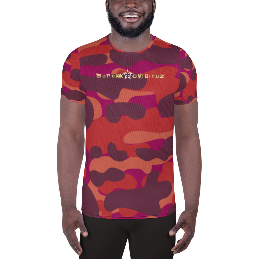 super All-Over Print Men's Athletic T-shirt