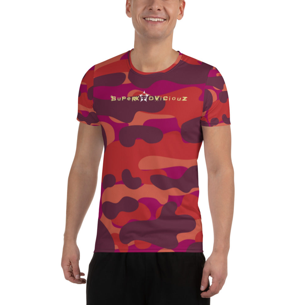 super All-Over Print Men's Athletic T-shirt