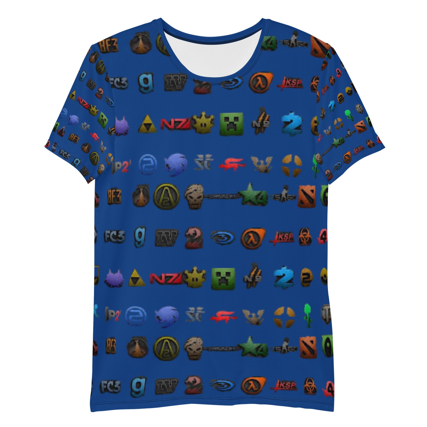 super gamer All-Over Print Men's Athletic T-shirt