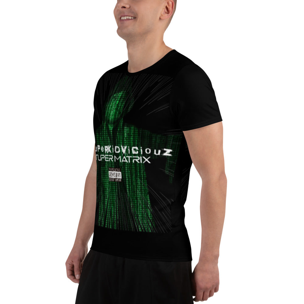 SUPER MATRIX All-Over Print Men's Athletic T-shirt