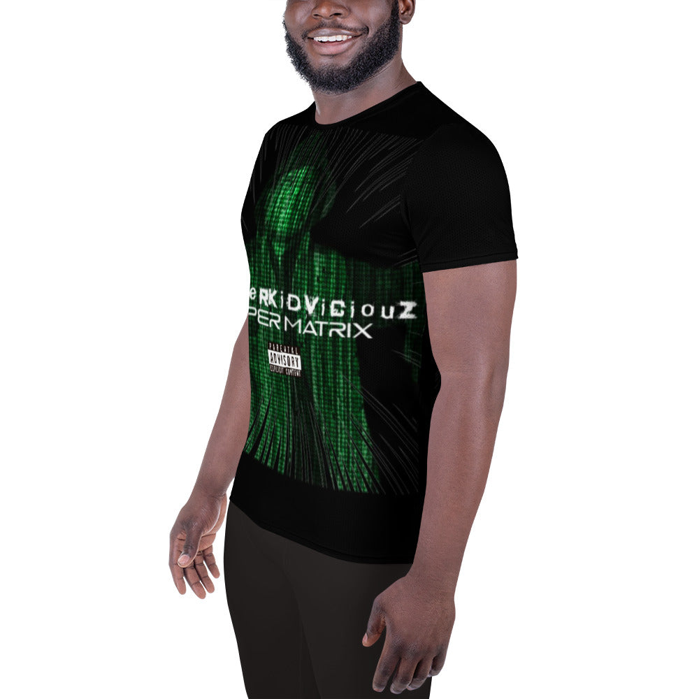 SUPER MATRIX All-Over Print Men's Athletic T-shirt