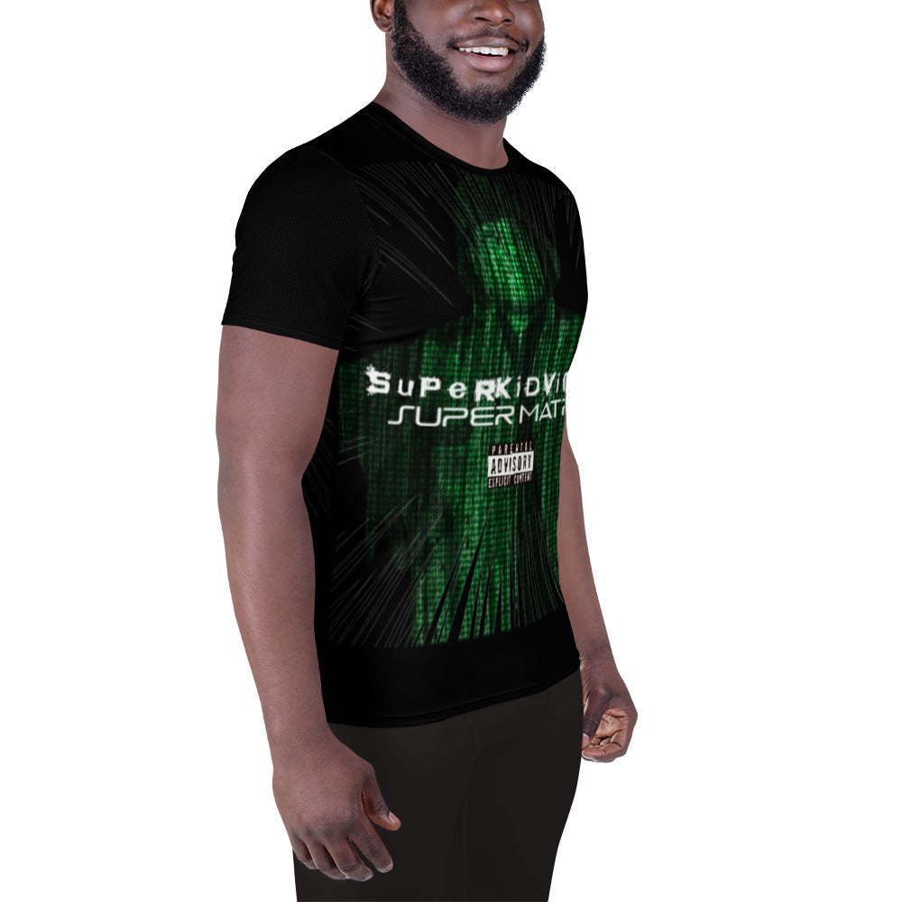 SUPER MATRIX All-Over Print Men's Athletic T-shirt