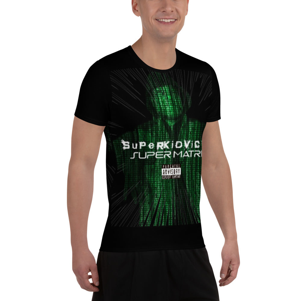 SUPER MATRIX All-Over Print Men's Athletic T-shirt