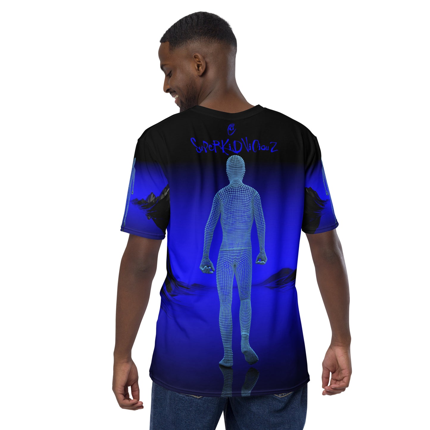 supa blue Men's t-shirt