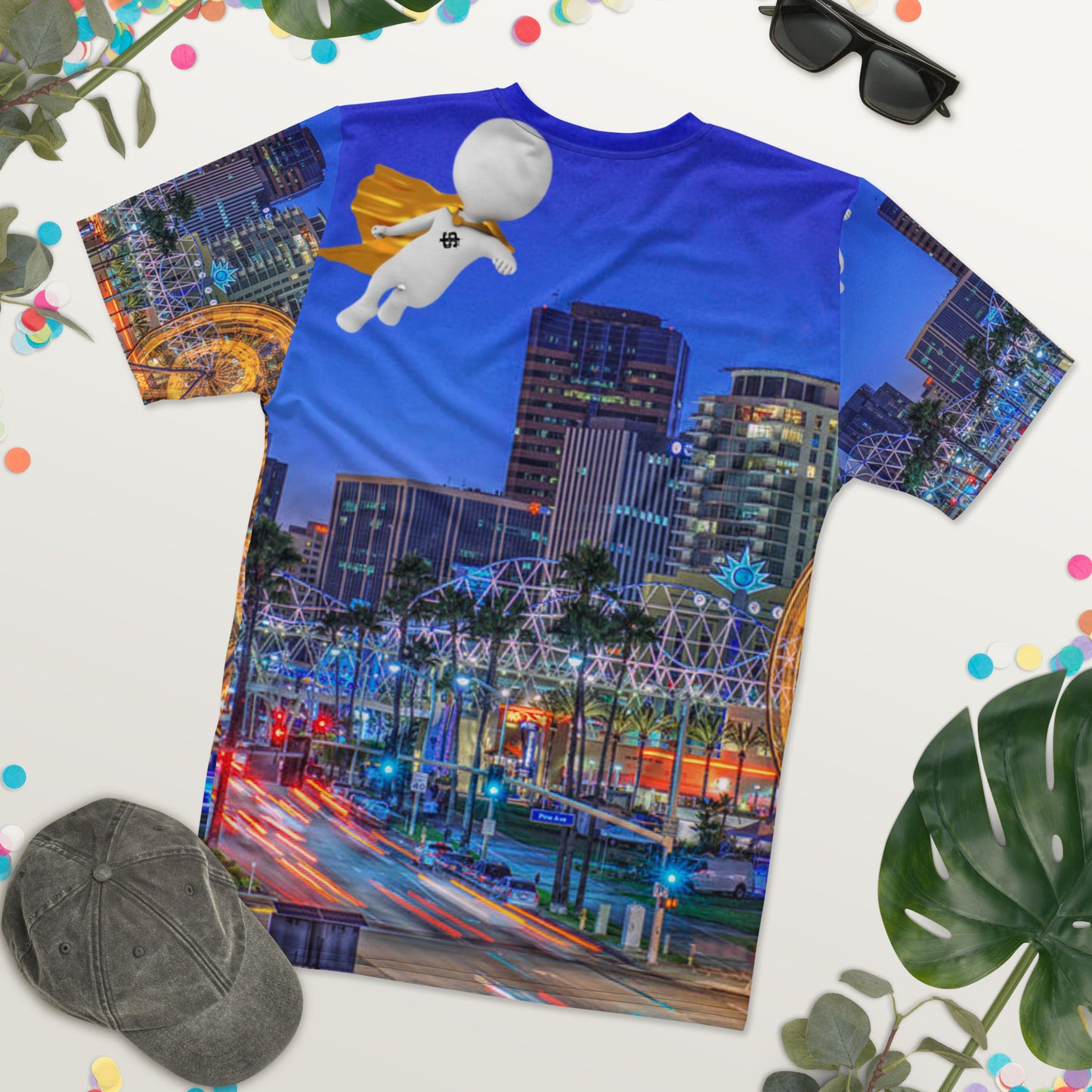 down town lbc supa Men's t-shirt