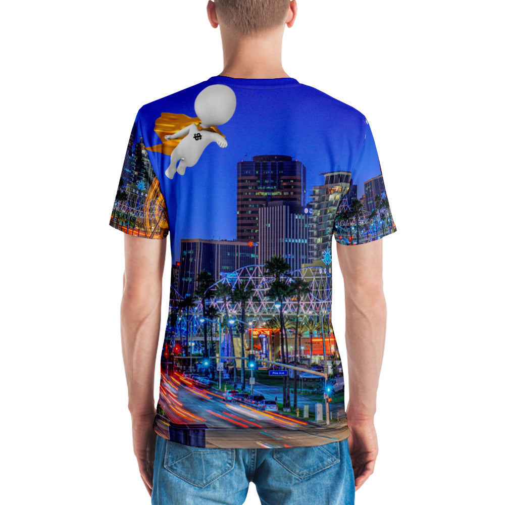 down town lbc supa Men's t-shirt