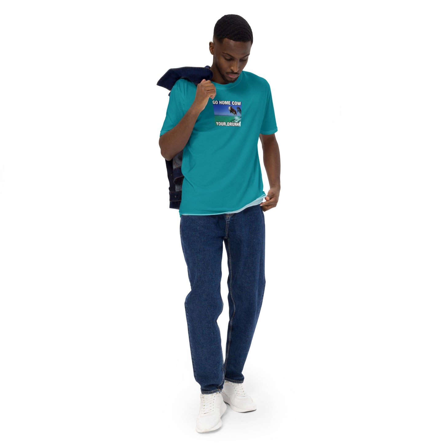 SupER DRUnk cow Men's t-shirt