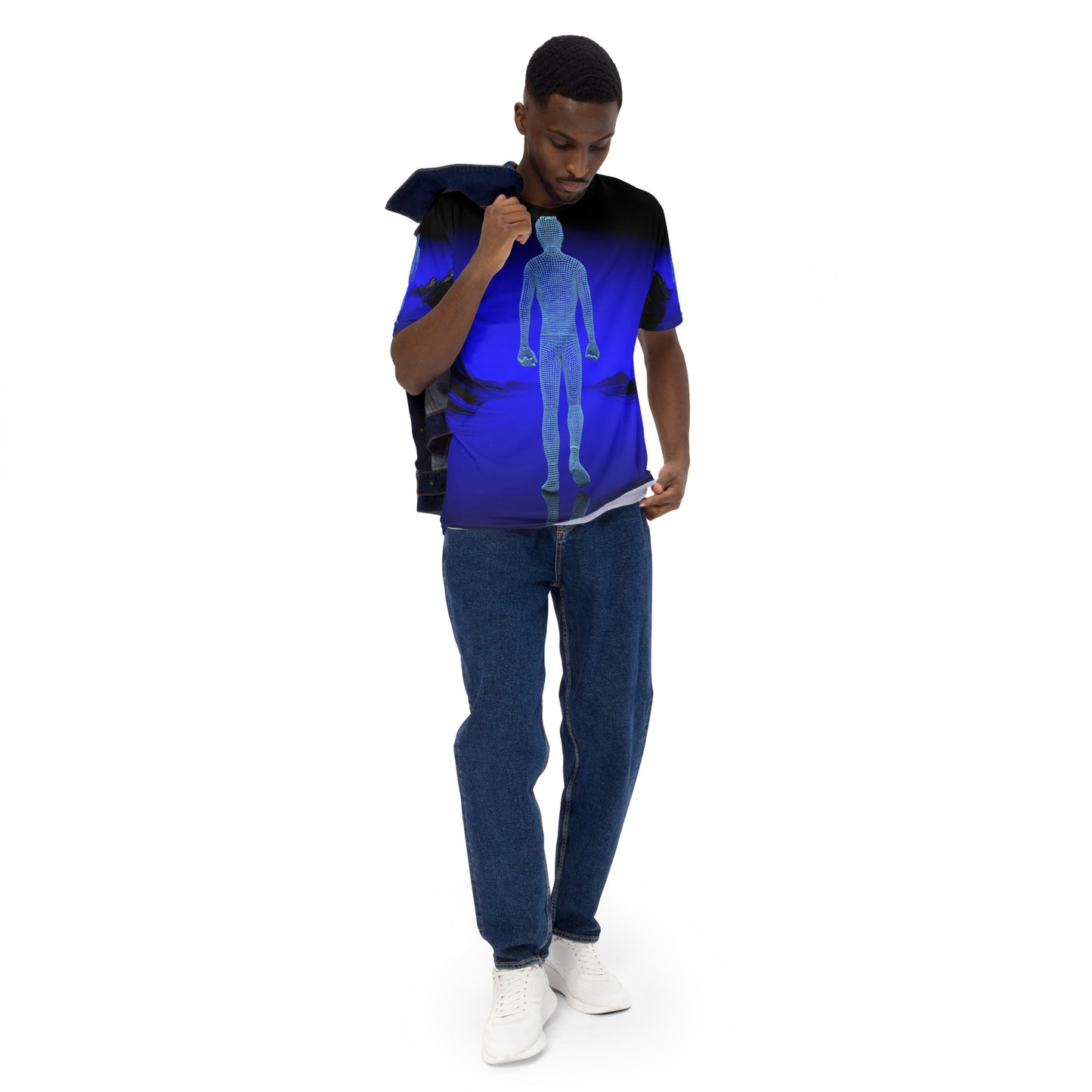 supa blue Men's t-shirt