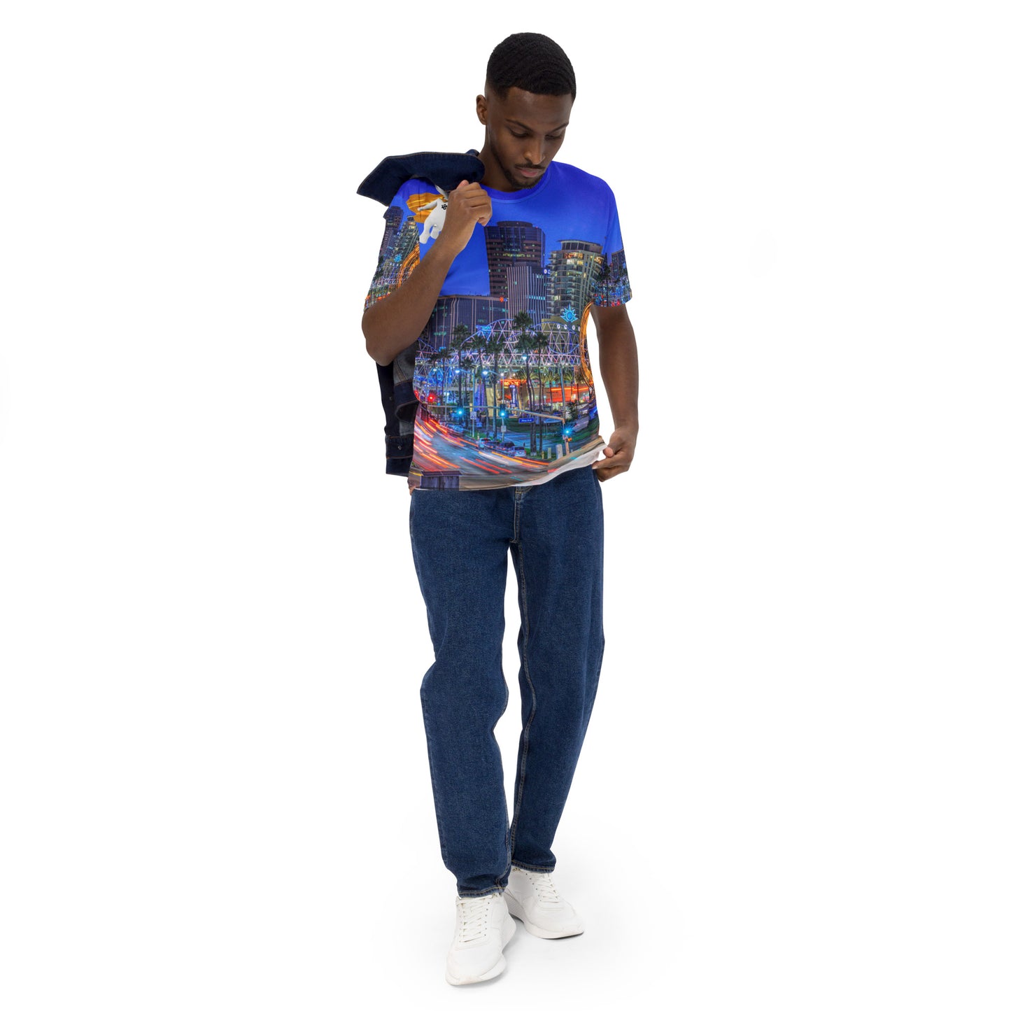 down town lbc supa Men's t-shirt