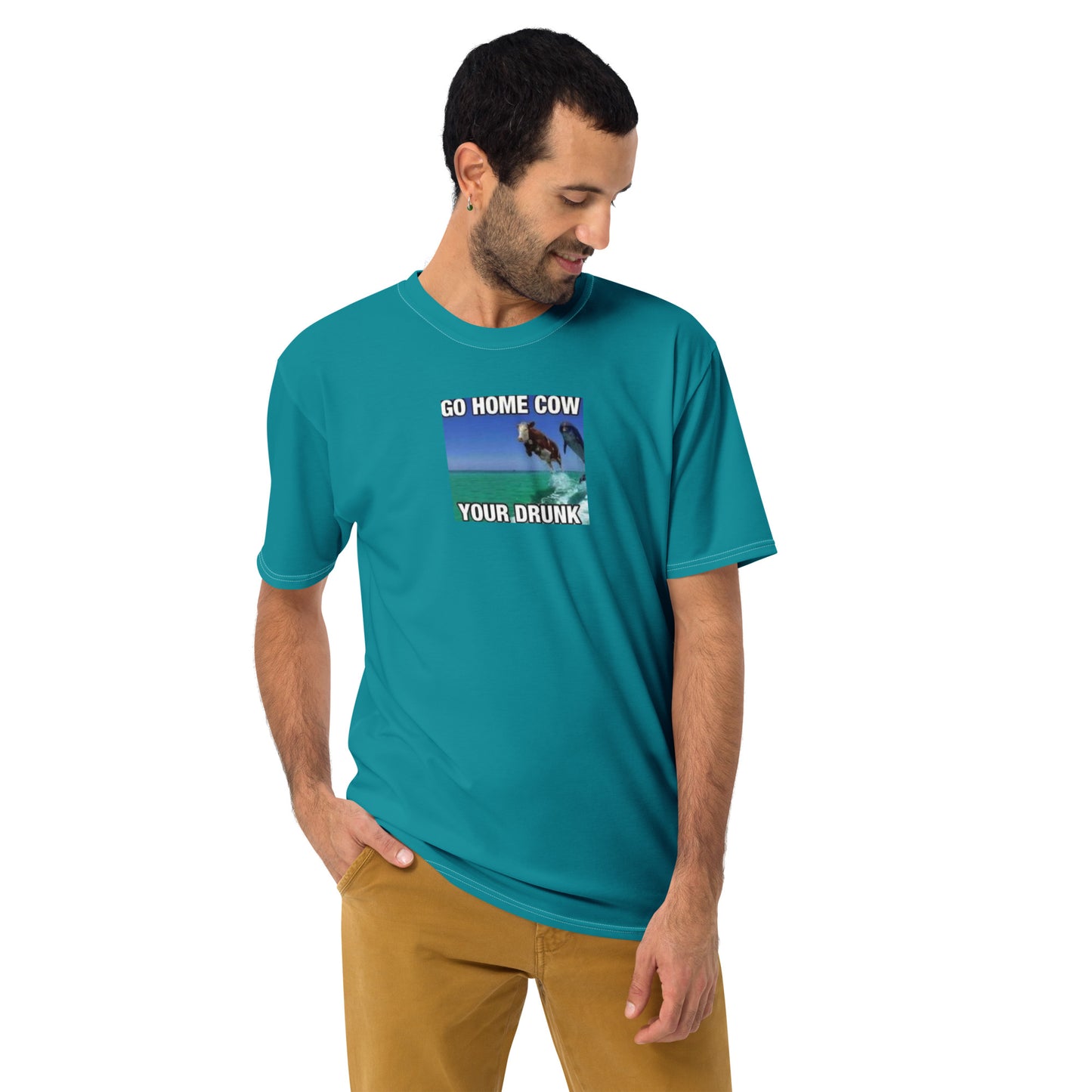 SupER DRUnk cow Men's t-shirt