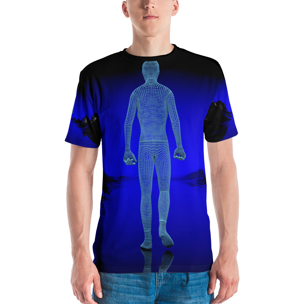 supa blue Men's t-shirt