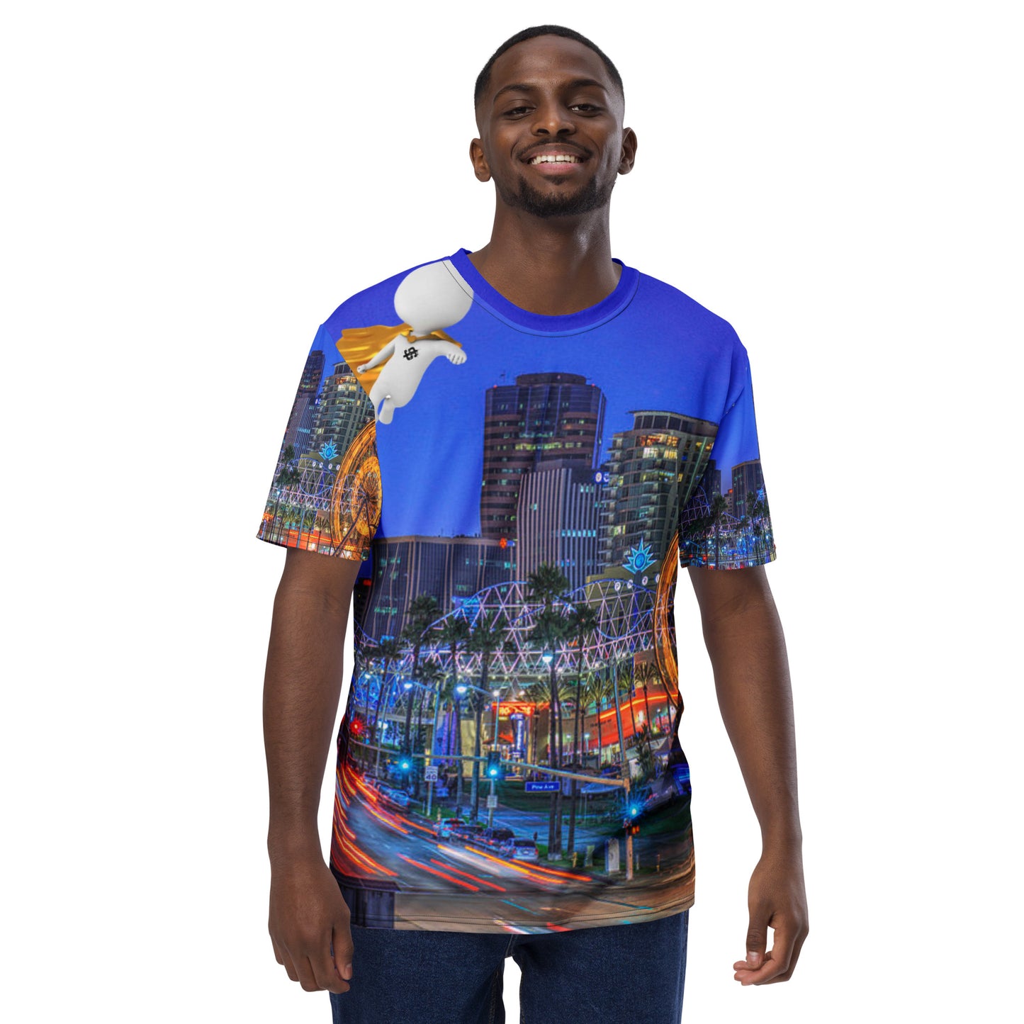 down town lbc supa Men's t-shirt