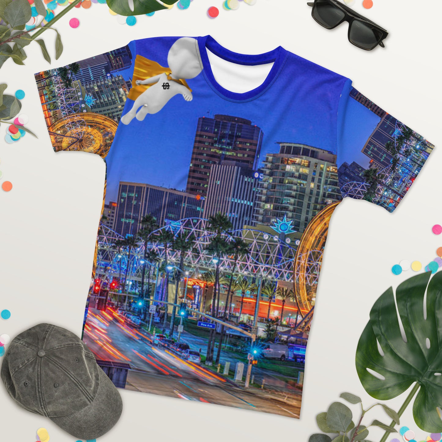 down town lbc supa Men's t-shirt