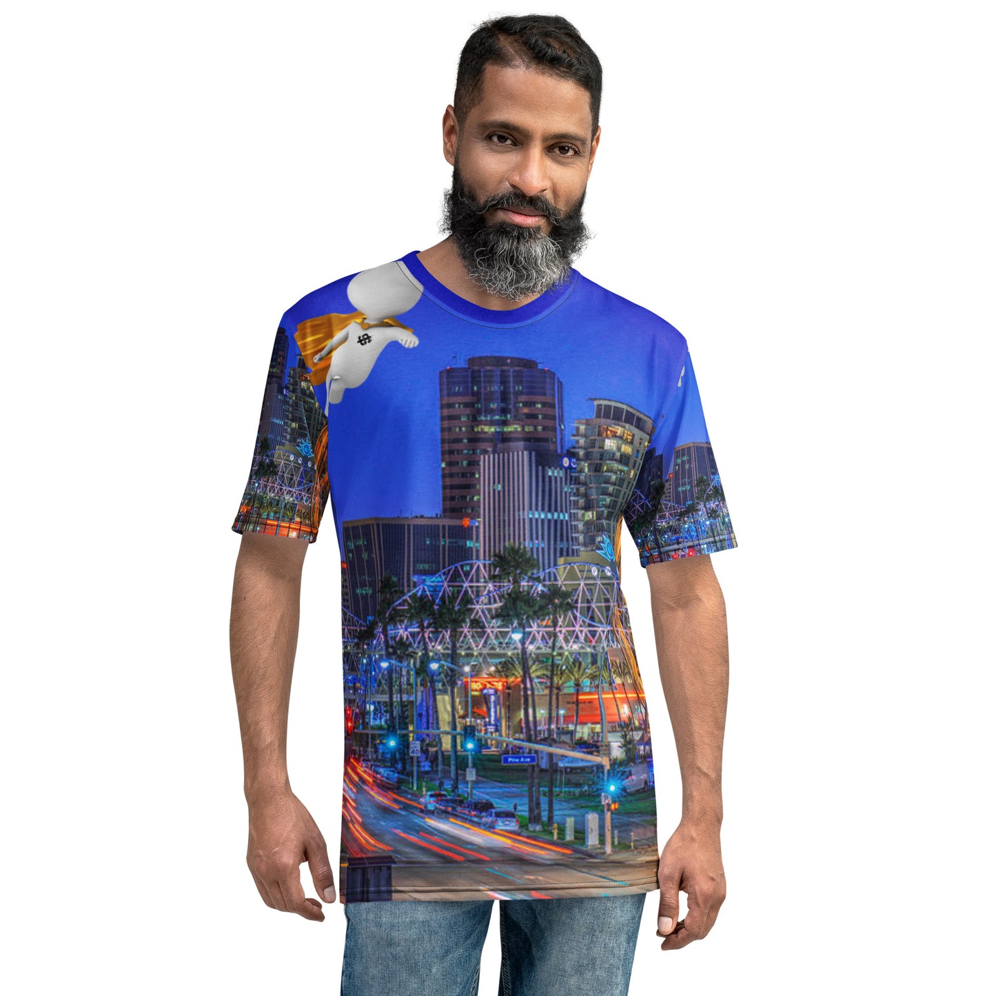 down town lbc supa Men's t-shirt