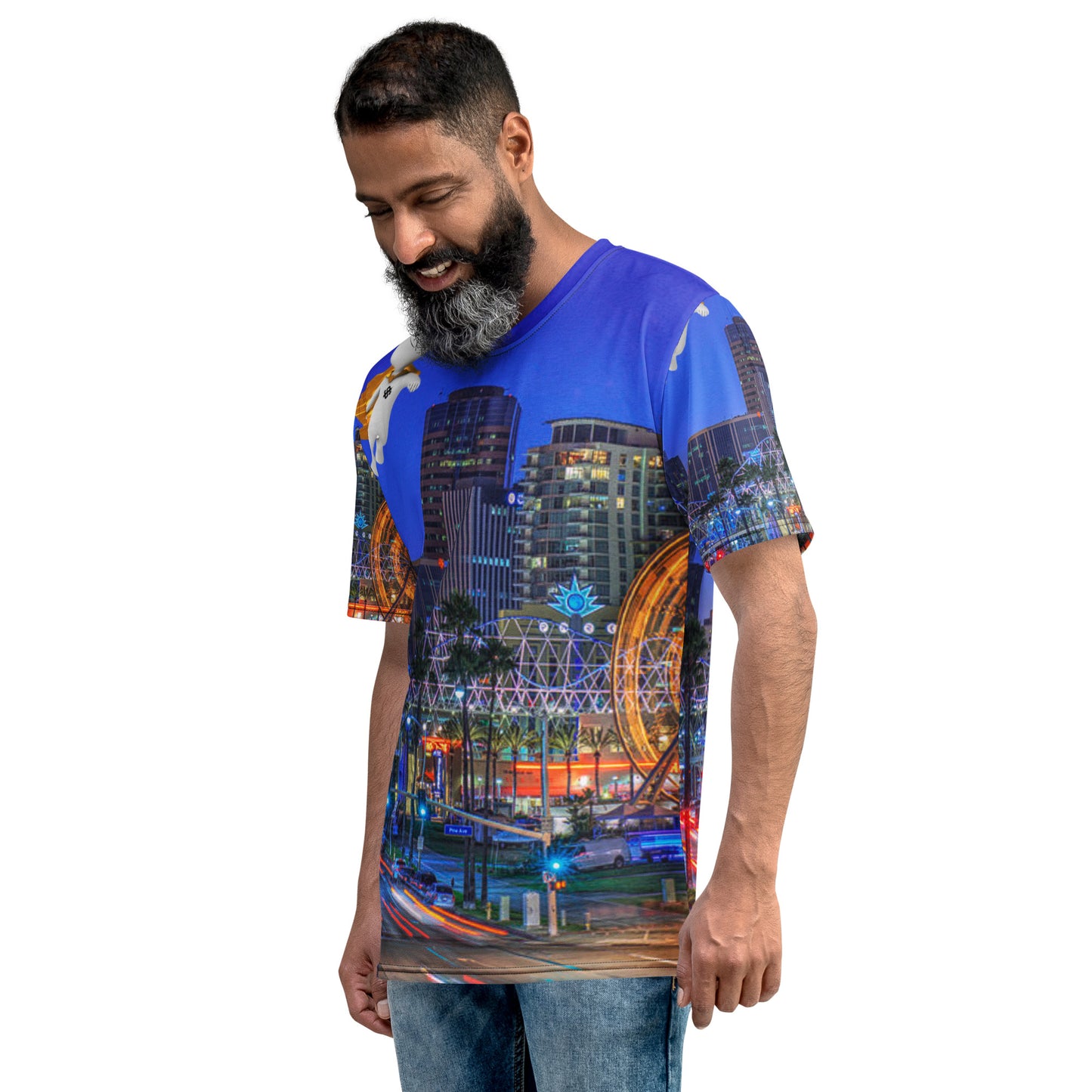 down town lbc supa Men's t-shirt