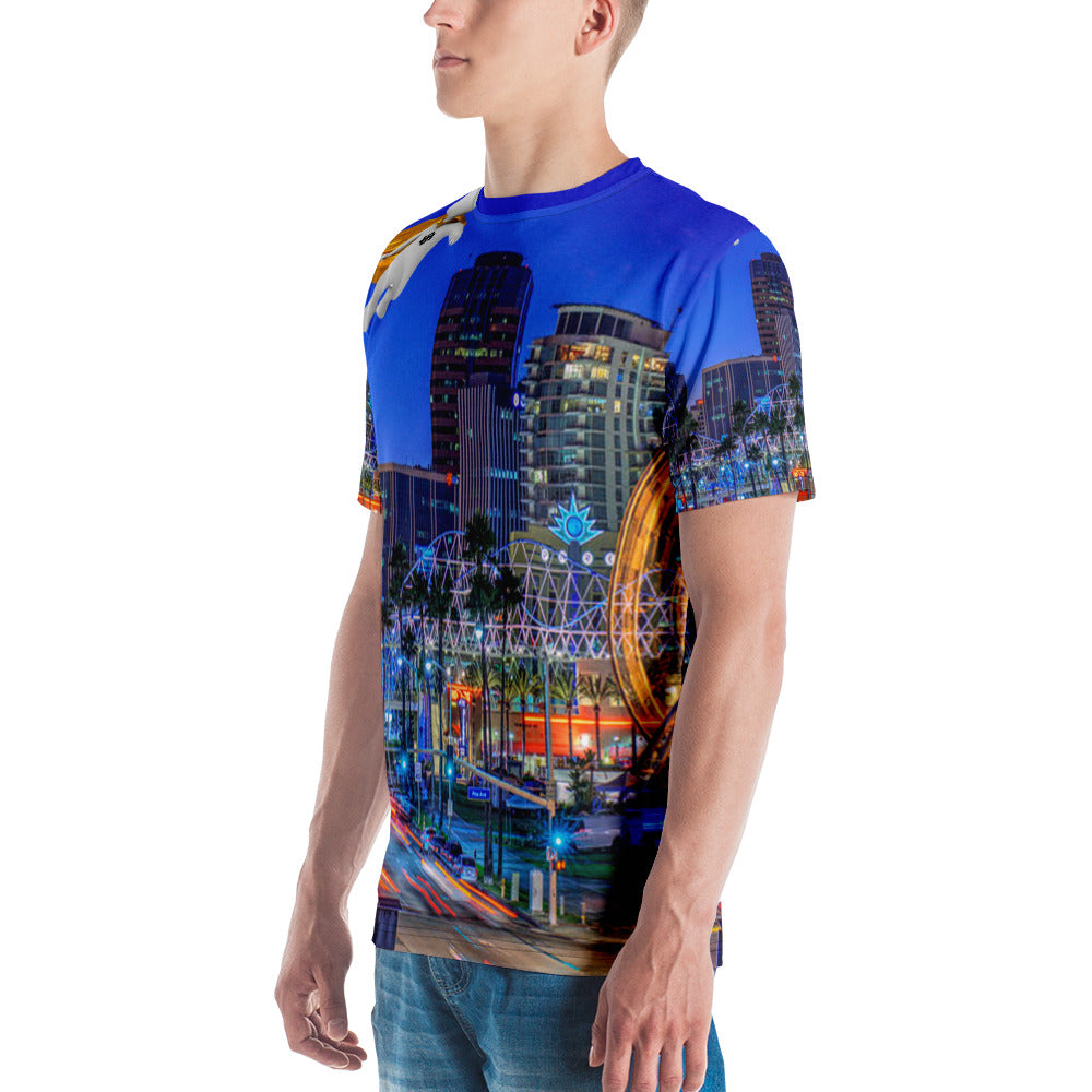 down town lbc supa Men's t-shirt